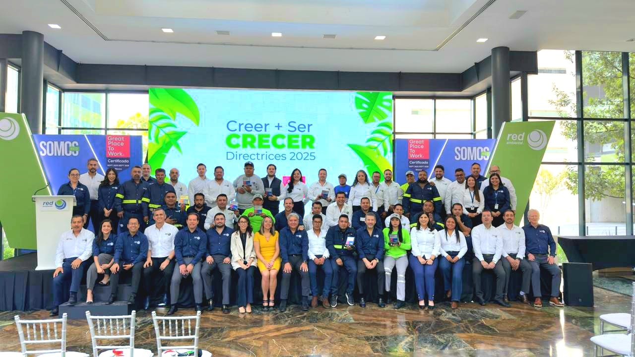 Red Ambiental es GPTW y la primer empresa en su giro en obtener la certificación.