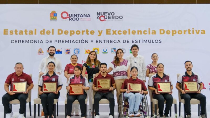 Entregan Premio Estatal del Deporte 2025