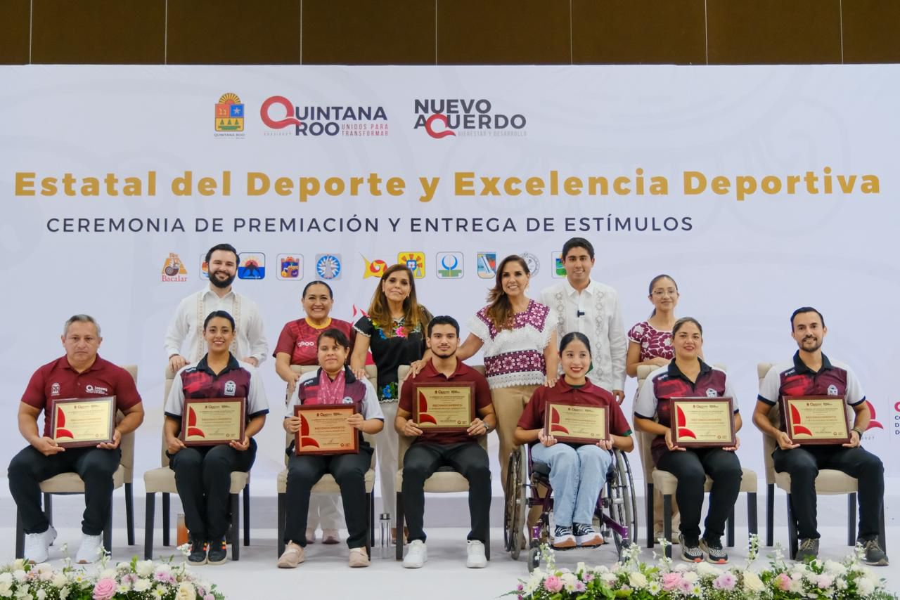 Entregan Premio Estatal del Deporte 2025