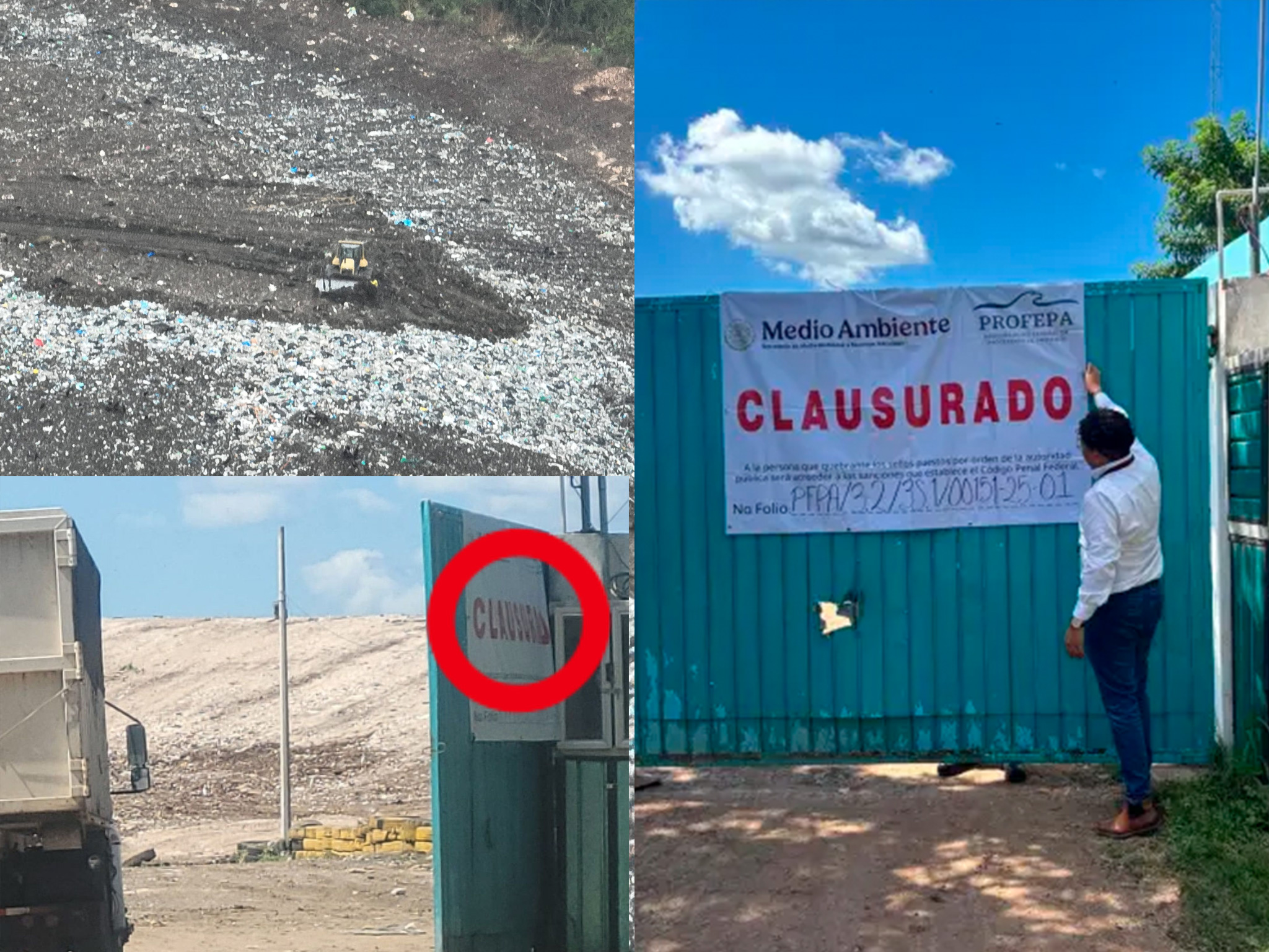 Residentes de Kanasín, Yucatán, promueven amparo para frenar operaciones de relleno sanitario.