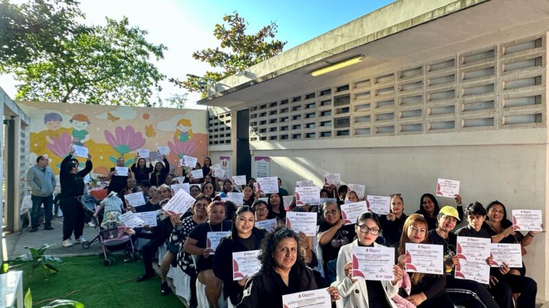 Concluyen talleres comunitarios de Abriendo Puertas en Villas Otoch Paraíso.