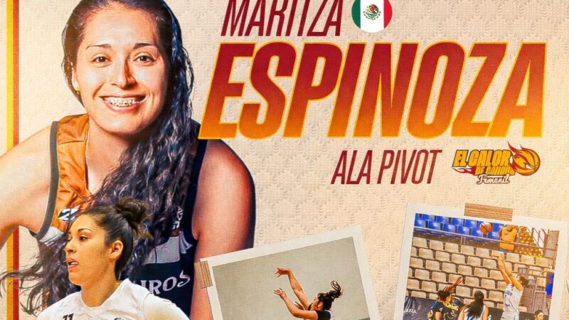 Presenta El Calor de Cancún Femenil a Maritza Espinoza.