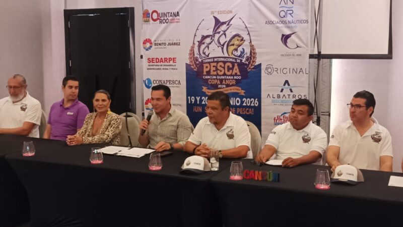 Presentan la XV Edición de la Copa ANQR de Pesca Deportiva.