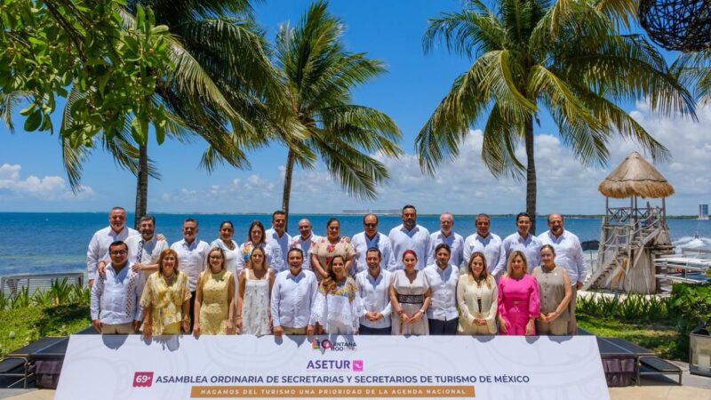Realizan en Cancún la 69ª Asamblea de Secretarios y Secretarias de Turismo de México.