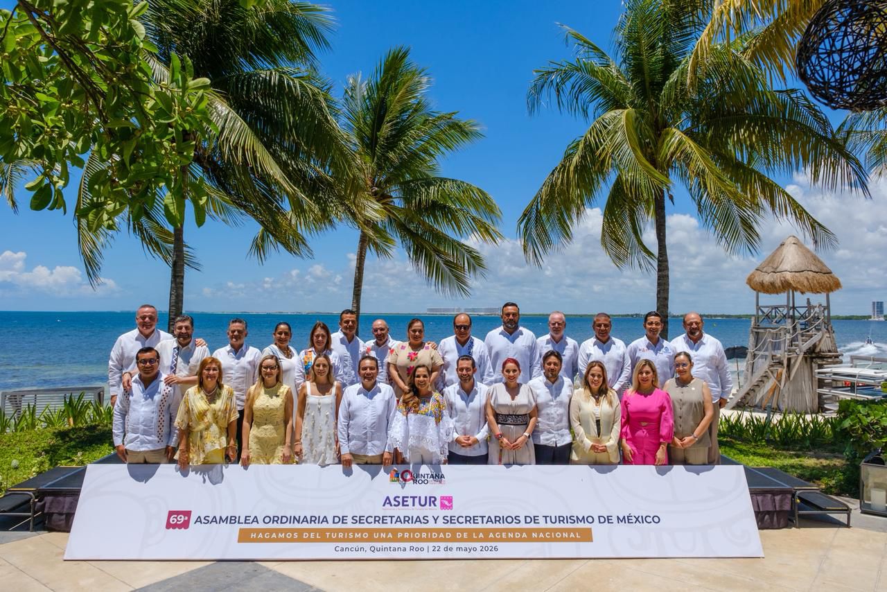 Realizan en Cancún la 69ª Asamblea de Secretarios y Secretarias de Turismo de México.