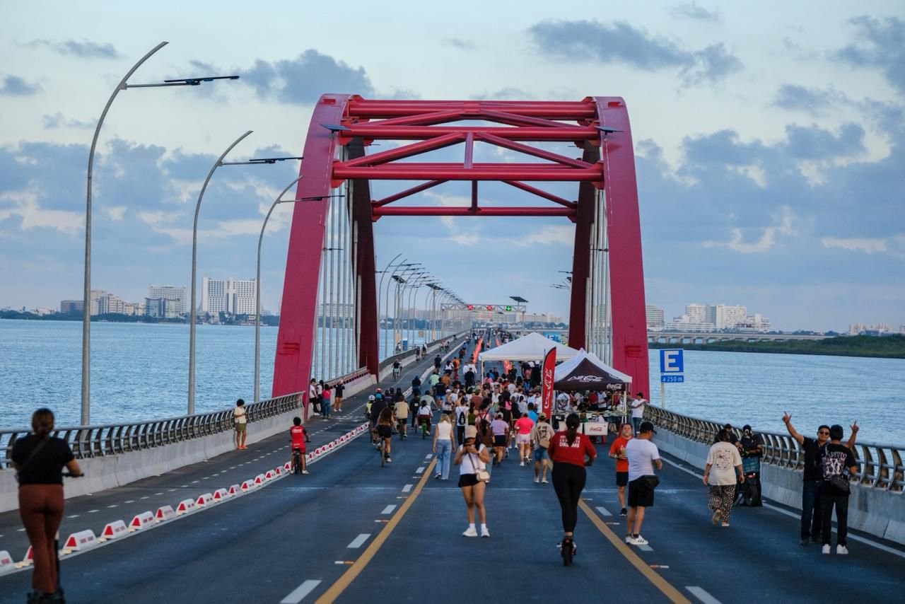 Realizan segunda edición de “Puenteando Nichupté”.